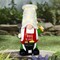 Garden Gnome Statues Outdoor Decor, Solar Powered Outdoor Gnome with BBQ Grill Decorative Yard Garden Lights Art Gifts with 11 Warm White LEDs